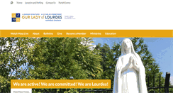 Desktop Screenshot of lourdesatlanta.org